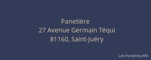 Paneti&egrave;re