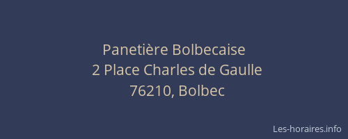 Panetière Bolbecaise