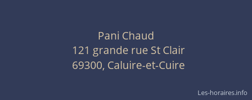 Pani Chaud