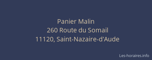 Panier Malin