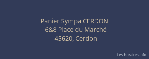 Panier Sympa CERDON
