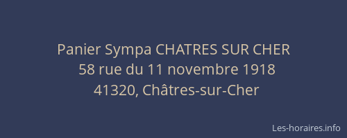 Panier Sympa CHATRES SUR CHER