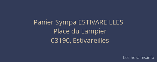 Panier Sympa ESTIVAREILLES