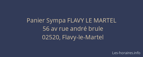 Panier Sympa FLAVY LE MARTEL