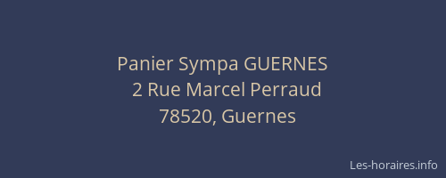 Panier Sympa GUERNES