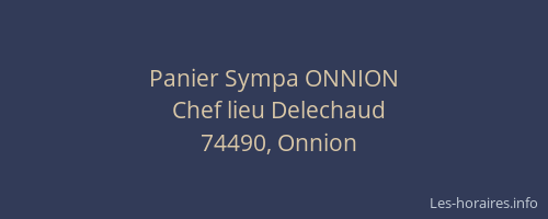 Panier Sympa ONNION