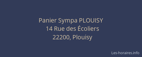 Panier Sympa PLOUISY
