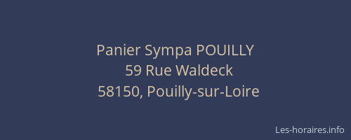 Panier Sympa POUILLY
