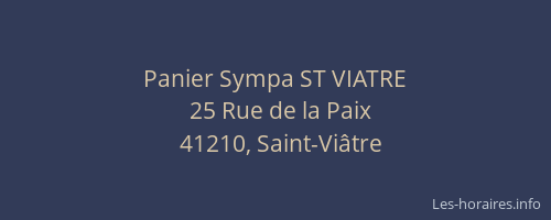 Panier Sympa ST VIATRE