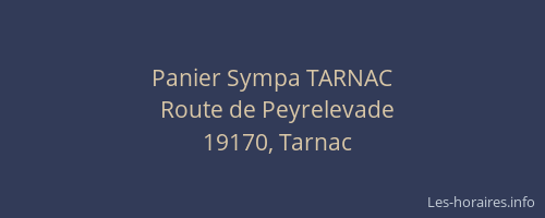 Panier Sympa TARNAC