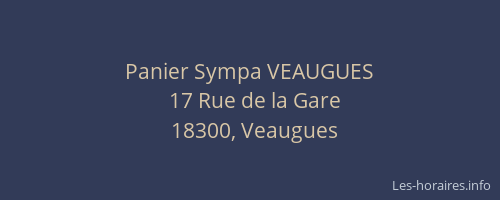 Panier Sympa VEAUGUES
