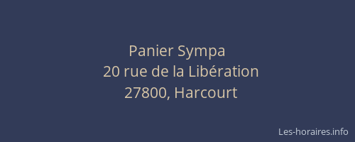 Panier Sympa