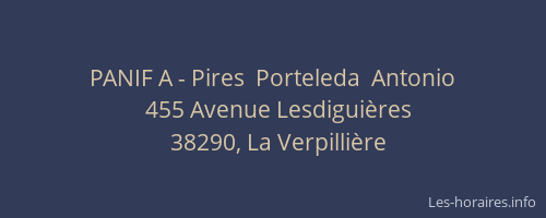 PANIF A - Pires  Porteleda  Antonio