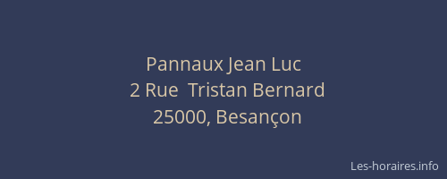 Pannaux Jean Luc