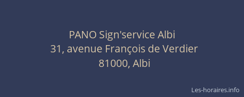 PANO Sign'service Albi