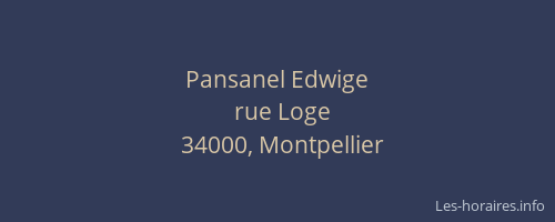 Pansanel Edwige