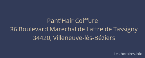 Pant'Hair Coiffure