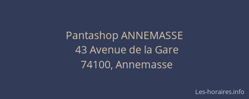 Pantashop ANNEMASSE