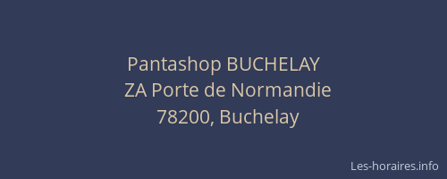 Pantashop BUCHELAY
