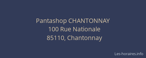 Pantashop CHANTONNAY