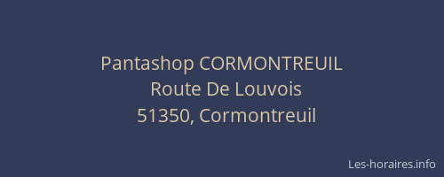Pantashop CORMONTREUIL