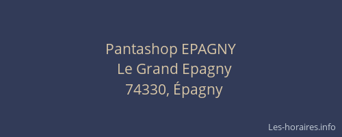 Pantashop EPAGNY