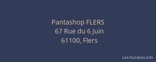 Pantashop FLERS