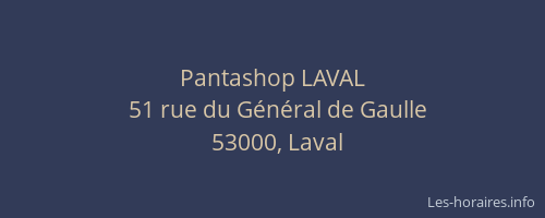 Pantashop LAVAL