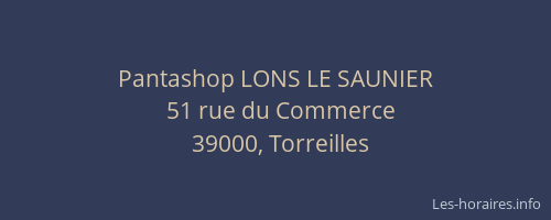 Pantashop LONS LE SAUNIER
