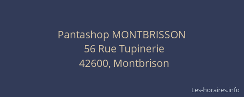 Pantashop MONTBRISSON