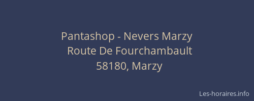Pantashop - Nevers Marzy