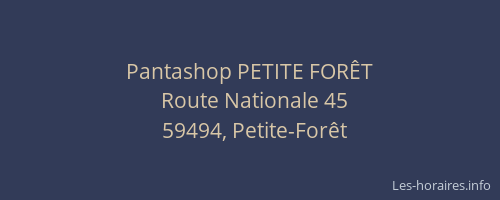 Pantashop PETITE FORÊT