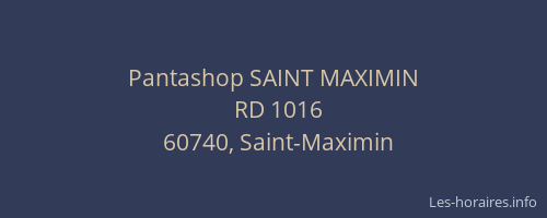 Pantashop SAINT MAXIMIN