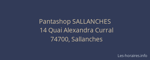 Pantashop SALLANCHES