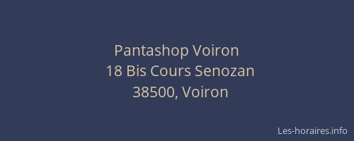 Pantashop Voiron