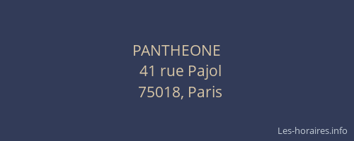 PANTHEONE