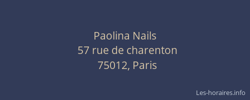 Paolina Nails