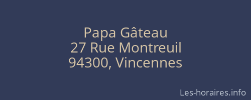 Papa Gâteau