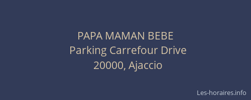 PAPA MAMAN BEBE