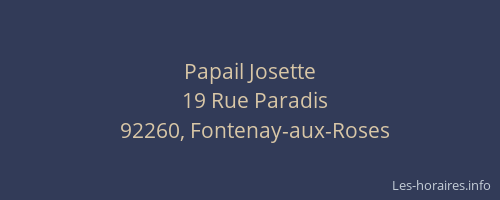 Papail Josette