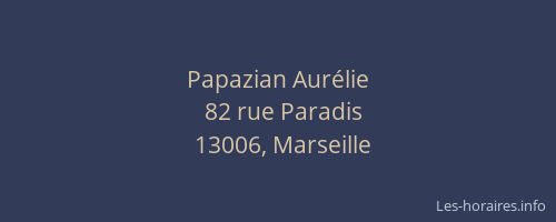 Papazian Aurélie