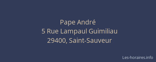 Pape André