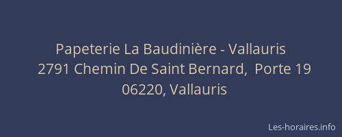 Papeterie La Baudinière - Vallauris
