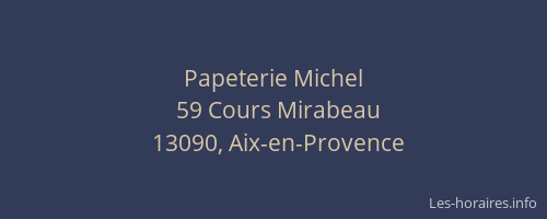 Papeterie Michel