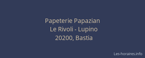 Papeterie Papazian