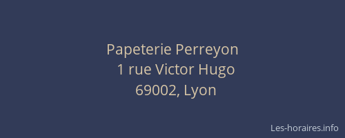 Papeterie Perreyon