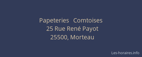 Papeteries   Comtoises