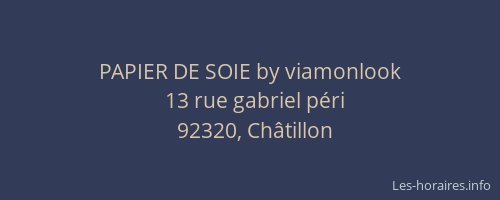 PAPIER DE SOIE by viamonlook