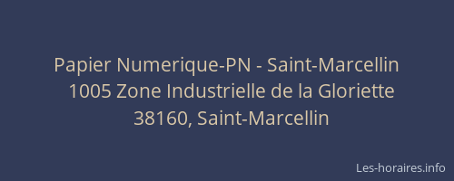 Papier Numerique-PN - Saint-Marcellin