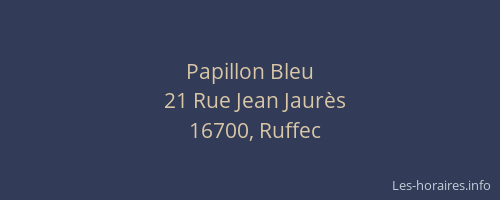 Papillon Bleu